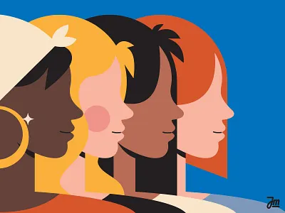 Equality 2/2 character character design design equality face faces girl girls illustration people woman women