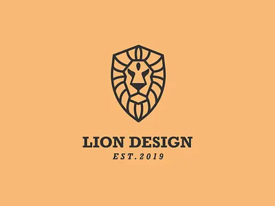 Lion logo branding design icon illustration logo 徽标