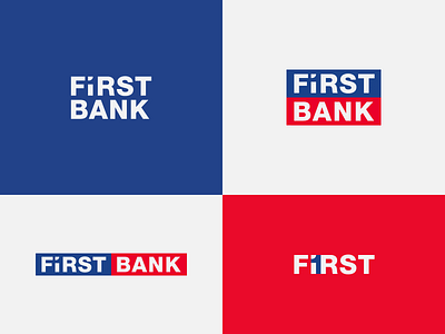 First Bank - proposal bank banking brand design brand identity branding icon identity branding identity design logo logo concept logo design logo design branding logo design concept logo designer logotype negative space logo typography wordmark