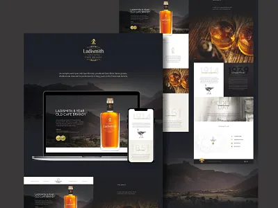 Ladismith Cape brandy brandy cape town dark dark ui distilled drink klein karoo ladismith minimal