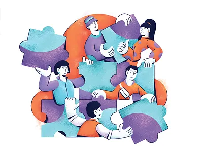 Collaboration Illustration activity artwork business collaboration composition cooperation design drawings engagement graphic illustration image masterpiece partnership pic picture project shot teamwork visual