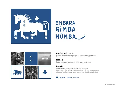 Eksplorasi Liang Ri Tana Humba alam biru blue branding embara gadjah mada horse humba hutan indonesia kuda logo mapagama mapala rimba sumba tenun tenun ikat ugm vector