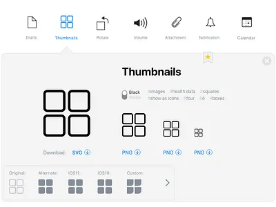 iOSGLYPHS Beta design download drag and drop free glyphs icons iphone open design sf symbols tool ui website