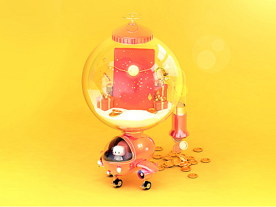 C4D practice art c4d case design illustration