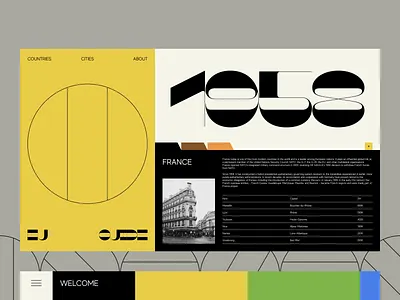 Guide to Europe Website Design anti ux bold brutal data visualization experiment experimental extravagant fashionable innovative minimal minimalist progressive simple solution stylish trendy typography ui ux web design zajno