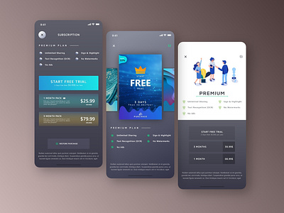 Subscription UI design app app design app designer design dribbble plants subscription subscription illustration turkey ui uidesign uiux user interface design ux