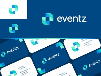 Eventz Logo Design advertising marketing geometric brand branding identity business cards stationery color colors colorful crypto blockchain cryptocurrency e e logo event events tickets gradient gradients graphic design designer icon icons symbol letter e logo loog lgoo lgo negative space play electronic music security finance insurance speech chat bubble startup fintech startups vibrant modern digital