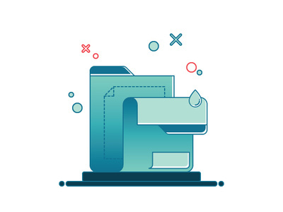 Empty State - No Idea Folder app branding design empty state flat flat design icon identity illustration illustrator innovation cloud no records ui vector vector art web web art website