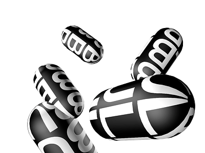 Bulb cinema4d design typography