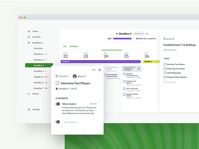 Herff Jones – Project Management Tool app clean design product software ui ux web