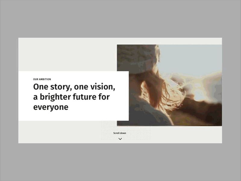 Landing page for Promo Website animaiton landing page landingpage promo scroll transition ui web website