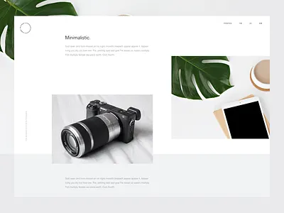 Minimalistic blog clean web design landing page minimal photography website sketch white wordpress theme