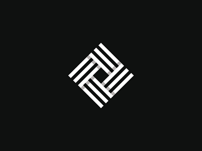 Abstract Sqaure Logomark abstract logo logo logomark minimal logo modern logo shadow logo sqaurelogo