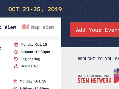 Cape Cod Stem Week cape cod dative events massachusetts responsive stem stem week ui ux website website design