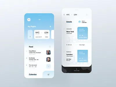 Flight Tracker App app cards design details flight flights light mobile tickets tracker ui uiux