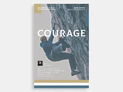 Men's Conference conference courage create design men photoshop poster promo