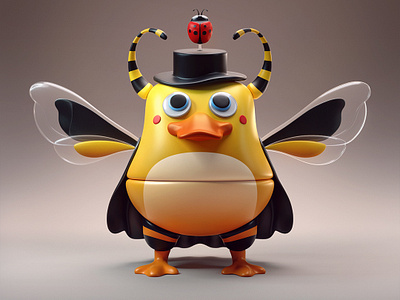 ba•doom | modular monsters 3d character illustration monster