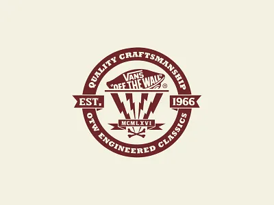 Engineered Classics apparel badge design graphic patch tee typography vans workwear