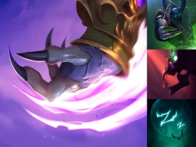 Hero Icon Set: Mal'Ganis blizzard blizzard entertainment game game art icons moba