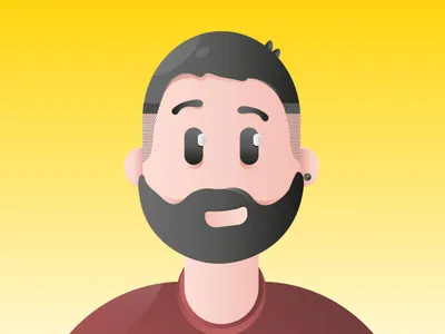 experimental self-character design brand character color creative design designer gradient graphic illustration portrait