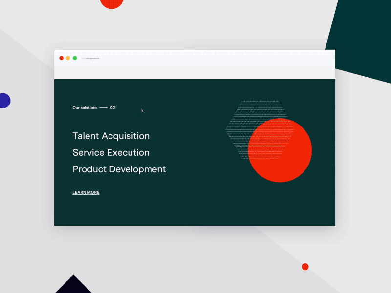 Virtus Groups Solutions animated gif branding microinteraction uxui