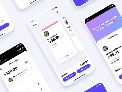 Calibra App app blockchain calibra crypto cryptocurrency design finance ios iphone libra ui wallet