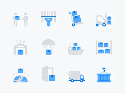 Leto: Delivery, Warehouse box code scan delivery flat icons iconset logistics online store parcel shipment shipping shipping container shipping management shopping stockhouse warehouse