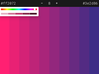 Hue Step ui design