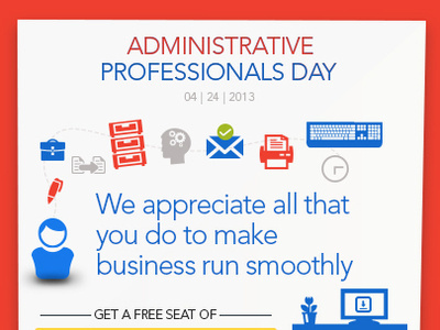 Admin Day - Social Campaign Concept advertising brand identity marketing campaign social media