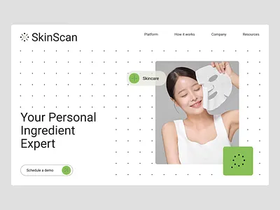 Skincare Ingredient Analysis Website beauty tech cosmetic science health ingredient analysis intuitive design modern interface platform design product discovery responsive web skin diagnostics skincare platform smart skincare ui design ui layout user experience ux design ux strategy website website design wellness design