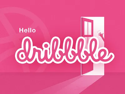 Hello Dribbble👋 debut debut shot debuts dribbble hello dribbble illustration invite thanks