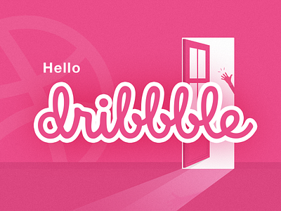 Hello Dribbble👋 debut debut shot debuts dribbble hello dribbble illustration invite thanks