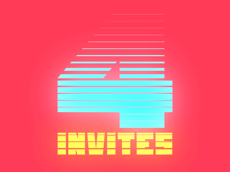 4 Dribbble Invites 4 dribbble dribbble invitation dribbble invite dribbble invites invite invites