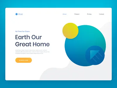 Main screen geometric illustration creative earth filters gradient home homepage illustration inspiration landingpage ui vector art web design webdesign