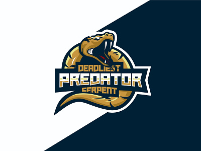 Serpent artwork brandidentity branding design dragon esport esports fiverr logo mascot preadator serpent snake vector
