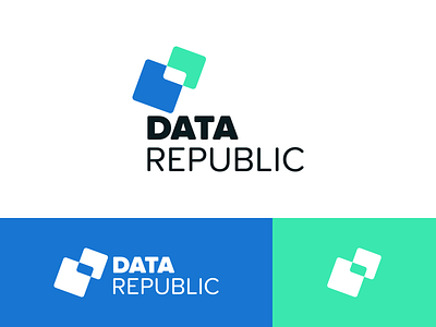 Data Republic Branding Concept brand design brand identity branding concept identity identity design logo