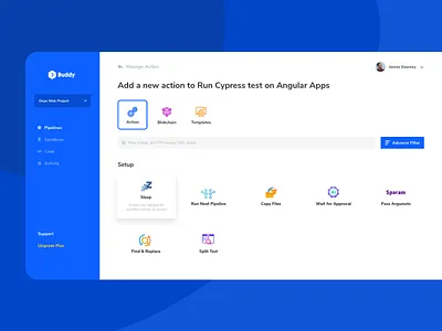 Buddy Projects Development buddy buddy playoff clean dashboard minimalism