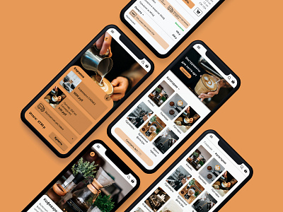Coffee Shop coffee shop design shop ui ux web design