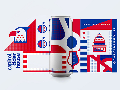 Universal Can #1 branding brew can cider dc illustration packaging