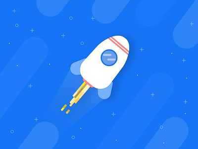 Cute space Rocket drawing illustrations space vehicles
