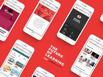 Learning Hub cereal classes courses development kelloggs learning mobile movie app profile ui uiux user experience userinterface