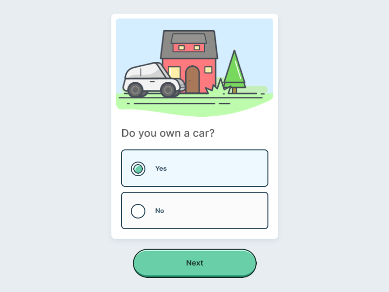 Animated form interaction form input interaction radio ui