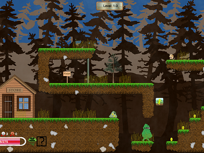 Slimy John 2d art 2d character app design developer game game art game design game designer game developer game development games gaming graphic illustration mariobros pixel art pixelart retro game sidescroller