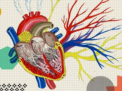 Blog Post Illustration collage gouache illustration