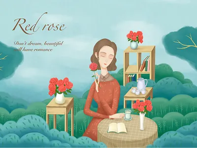 Miss Yan illustration 插图