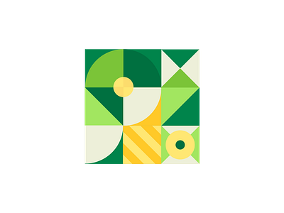 Growth Pattern branding geometric green growth mark minimal pattern simple vector