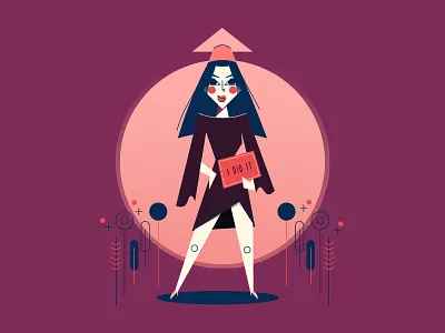 Graduation day design flat girl graduation ilustration ilustrator vector