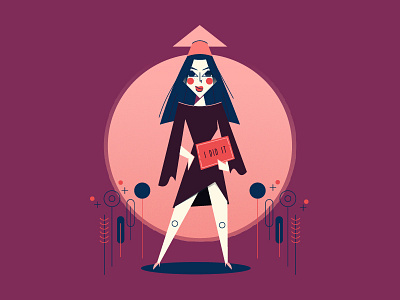 Graduation day design flat girl graduation ilustration ilustrator vector