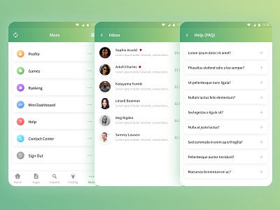 Menu App mobile apps mobileui uidesign uiux