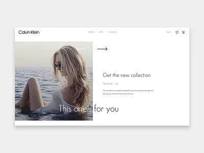 Redesign Calvin Klein calvin klein clothes minimalist minimalistic